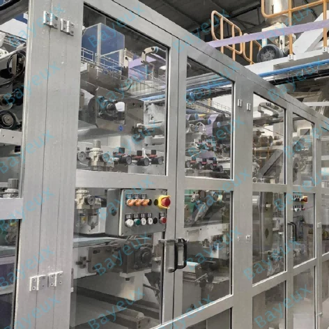 Full Automatic T Shape Baby Diaper Machine